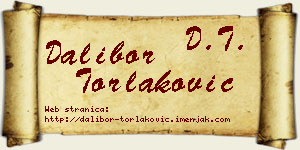 Dalibor Torlaković vizit kartica